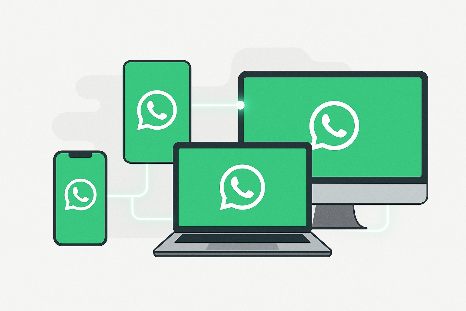 Multiple WhatsApp devices being managed from one dashboard
